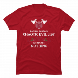 chaotic evil shirt